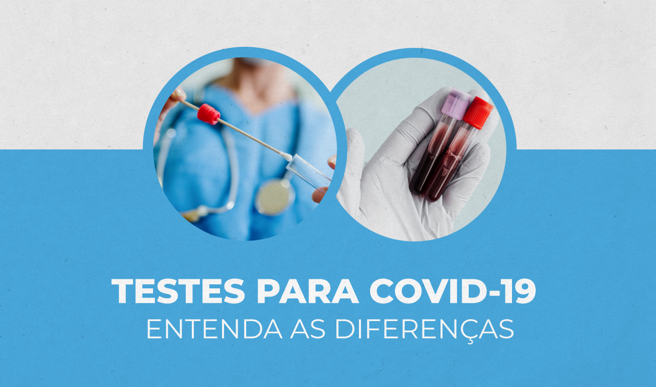 Diferenças de exames COVID-19